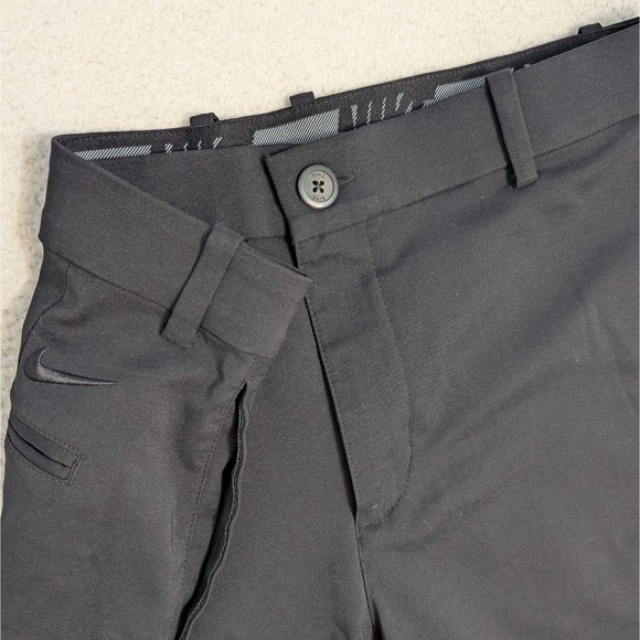 Nike Golf Shorts DriFit Stretchy Mens 34x10 Black Flex Grip Waistband AJ5493-010 - Picture 1 of 10